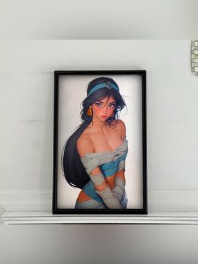 Aladdin Princess Jasmine Art Poster
